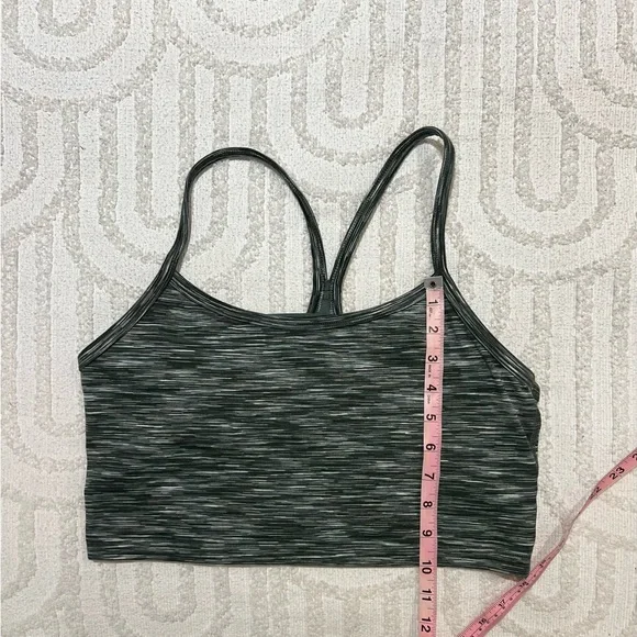Aerie ROYAL PALM The Hugger Ombre Racerback Sports Bra - Picture 5 of 10
